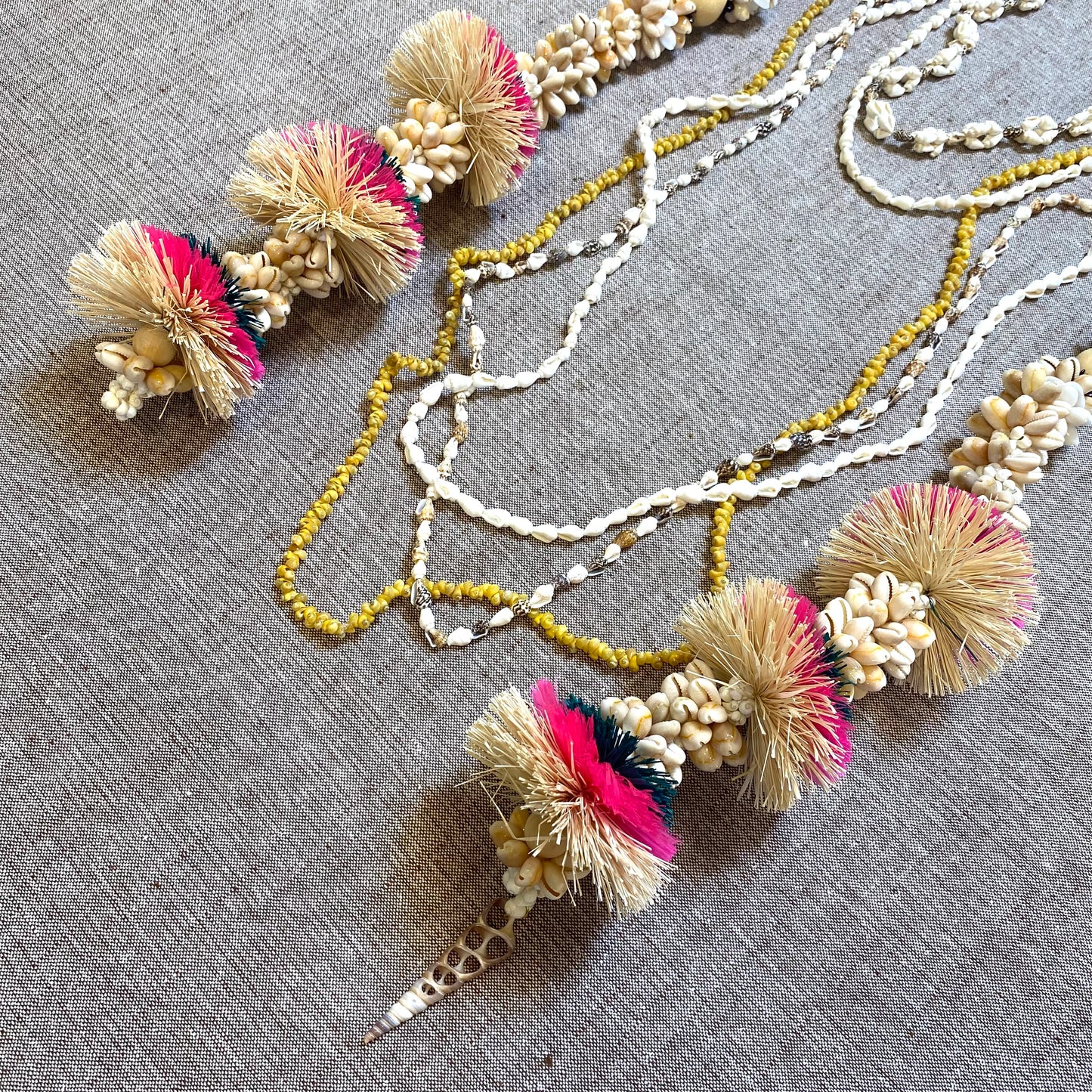 KAWENA MAILE LEI pink/teal