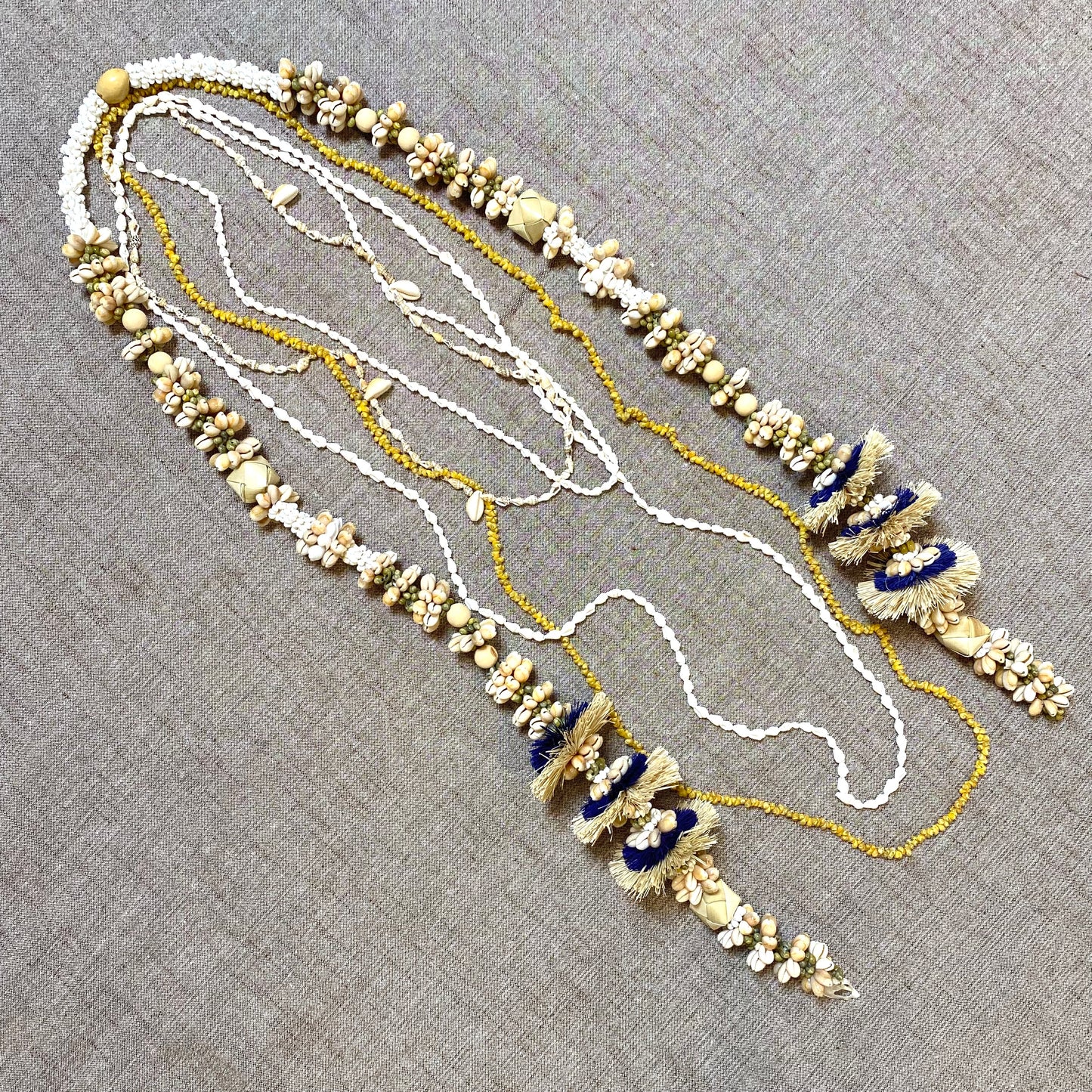 KAHEKILI MAILE LEI blue/beige