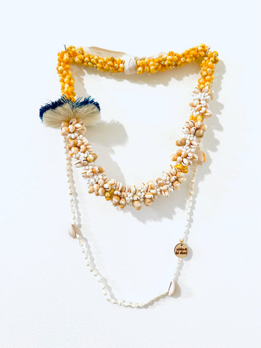 KEIKI LEI - Yellow + Teal
