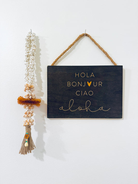 HALE CHARM - Brown + Hibiscus